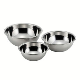 【SALE★17％OFF】 燕三条ボウル3点セット 44028 ボウル 下ごしらえ 調理器具 キッチン 容器 セット 燕三条 3点 丈夫 [2603SE]