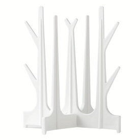 MARNA(マーナ)水切りスタンド ボトルスタンド 水切りラック ホワイト K695W マーナ 水筒 かわかす ボトル ボトル立て 雑貨 ボトル マグボトル 水筒 ペットボトル 折りたたみ