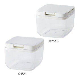 MARNA(マーナ)保存容器 密閉容器 450ml K764CL マーナ 保存 容器 密閉 日用品 雑貨 収納 パッキン付 ワンタッチ 粉末調味料 クリア ホワイト