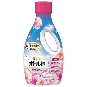 柔軟剤入り洗剤 衣類用洗剤 ボールド 液体 ボールドジェル 本体 680g ピーアンドジー 液体洗剤 洗濯用洗剤 衣料用洗剤 3in1 柔軟剤入 本体 部屋干し すすぎ1回 P&G ブロッサム フレッシュサボン