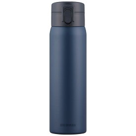 【先着100名限定★クーポン利用で1,700円】水筒 500ml ワンタッチ マグボトル ステンレス 保冷 保温 洗いやすい 飲みやすい マイボトル おしゃれ シンプル 軽量 軽い ステンレスケータイボトル グレー アイボリー ネイビー ピンク アイリスオーヤマ SKB-O500