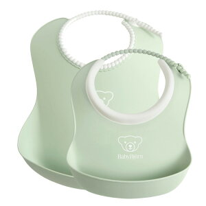 【正規品】【2サイズセット】 お食事エプロン スタイ セット ベビービョルン 保育園 防水 シリコン フィーディングスタイセット ベビースタイ 離乳食 スタイ お食事スタイ よだれかけ ベビ