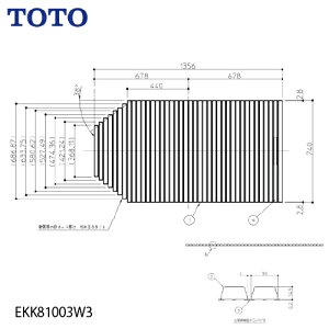yLINEN[|zzzCt^ CW c薳 740×1356mm TOTO [EKK81003W3] oX C