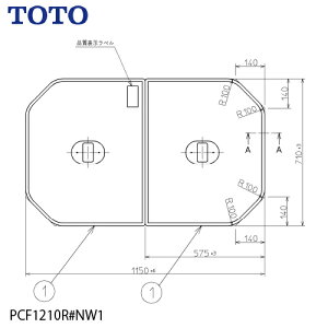 yLINEN[|zzzCt^ ctgݍ킹ӂӂ TOTO [PCF1210R#NW1] oX C