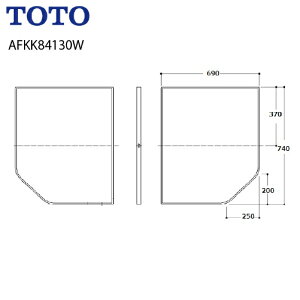 yLINEN[|zzzCӂ p[c fMCW1400p 2 i TOTO [AFKK84130W]  oX[    ւ [2T