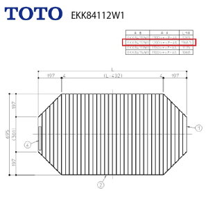 yLINEN[|zzzCӂ ӂ OF1168.5×695mm EKK84112W1 TOTO [EKK84112W1] [2T
