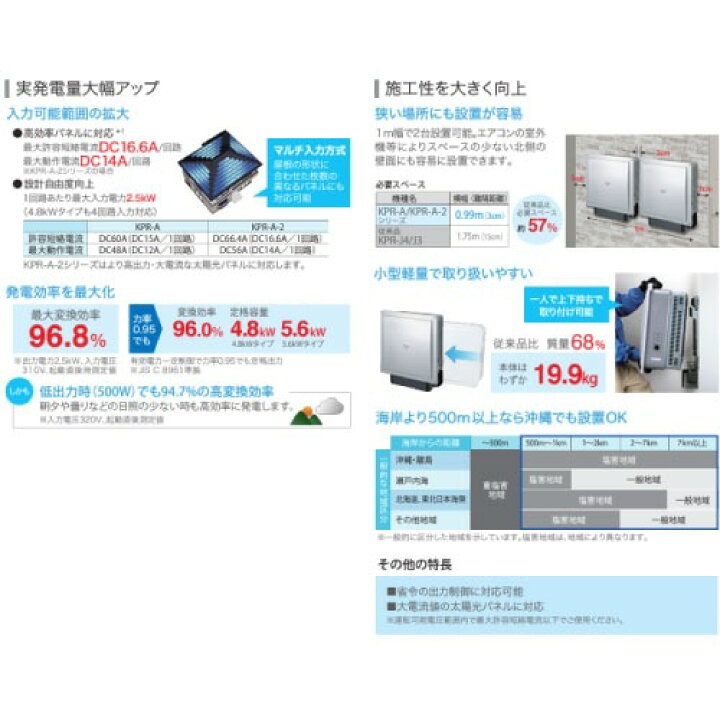 楽天市場】【LINEクーポン配布中】太陽光発電用パワーコンディショナ 