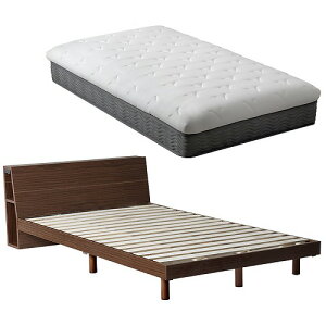 �yLINE�N�[�|���z�z���z�ؐ����̂��x�b�h �t���[���{�}�b�g���X�Z�b�g SD �Z�~�_�u�� BED-T1201-BR�{MTLS-1200-WH [501201905] �u���E�� Signature Studio �{�����쏊 ���[�J�[����