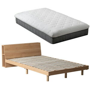 �yLINE�N�[�|���z�z���z�ؐ����̂��x�b�h �t���[���{�}�b�g���X�Z�b�g SD �Z�~�_�u�� BED-T1201-NT�{MTLS-1200-WH [501201912] �i�`������ Signature Studio �{�����쏊 ���[�J�[����