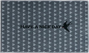 �}�b�g kahouHAVEANICEDAYgrey [CD00003] 45 × 70 cm �N���[���e�b�N�X ���[�J�[����