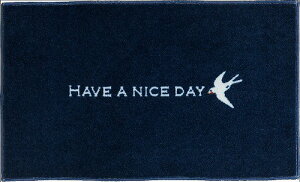 �}�b�g kahouHAVEANICEDAYnavy [CD00004] 45 × 70 cm �N���[���e�b�N�X ���[�J�[����