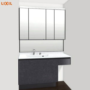 【LINEクーポン配布中】洗面化粧台 ルミシス 有効寸法(壁間寸法)1230mm LIXIL リクシル 4面鏡 セットプラン 受注生産品 メーカー直送 4トン車配送
