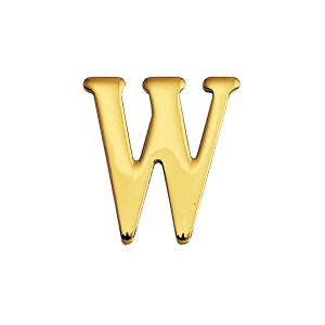 �yLINE�N�[�|���z�z���z�^�J �؂蕶��(30�T�C�Y)�啶�� �u���X���^�[ ���F 30mm �uW�v �A���e�B�[�N �u���X �G�� [820123] �S�[���L�A�C�����h