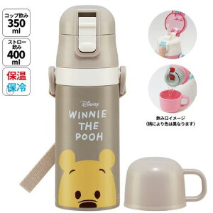 �yLINE�N�[�|���z�z���z�q���p2WAY�{�g�� �R�b�v���X�g���[ 400ml/350ml ���܂̃v�[���� �X�P�[�^�[ Skater [4973307572494] SKCP3