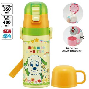 �yLINE�N�[�|���z�z���z�q���p2WAY�{�g�� �R�b�v���X�g���[ 400ml/350ml ���Ȃ����Ȃ��΂����I �������� ���[���� �X�P�[�^�[ Skater [4973307574573] SKCP3