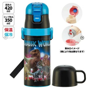 �yLINE�N�[�|���z�z���z�q���p2WAY�{�g�� �R�b�v�������� 350ml/420ml �W�����V�b�N�E���[���h23 ���� �X�P�[�^�[ Skater [4973307636455] SKDC3