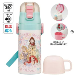 �yLINE�N�[�|���z�z���z�q���p2WAY�{�g�� �R�b�v���X�g���[ 400ml/350ml �v�����Z�X25 �f�B�Y�j�[ �X�P�[�^�[ Skater [4973307690105] SKCP3