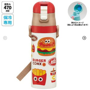 �y5���������ח\��z ���y�ʃR���p�N�g���b�N�t�����v�b�V���_�C���N�g�X�e�����X�{�g�� 470ml �o�[�K�[�R���N�X BURGER CONX �X�P�[�^�[ Skater [4973307725623] SDC4