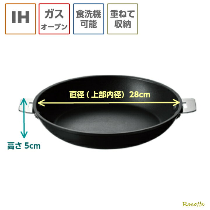 楽天市場】【ﾎﾟｲﾝﾄUP】クリステル フライパン 28cm IH ウルトラル 