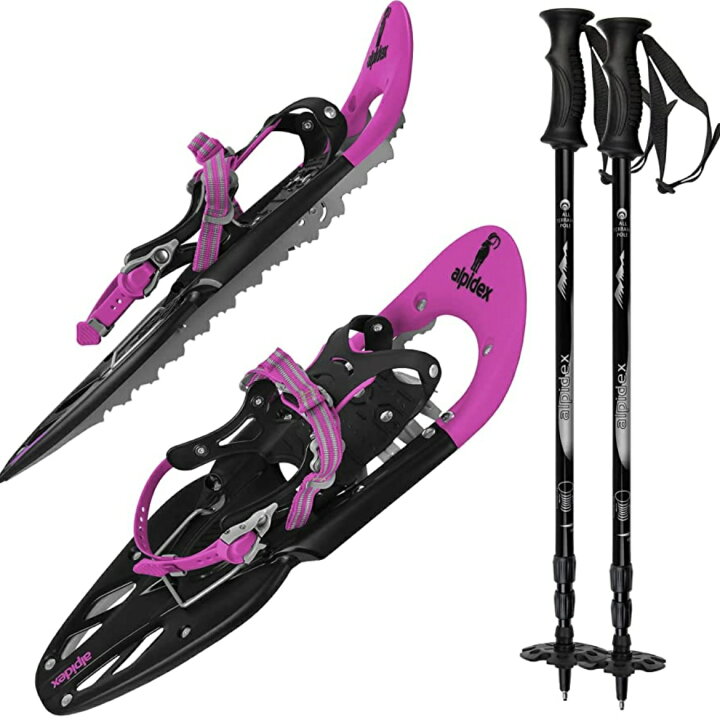 楽天市場】ALPIDEX アルピデックス スノーシュー ポール付 専用  