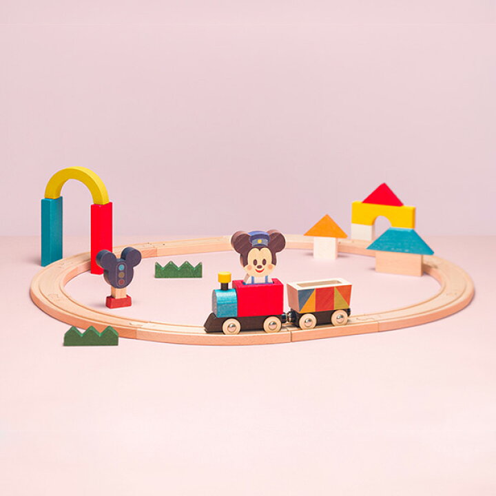 楽天市場 Kidea Train Rail ミッキーマウス対象年齢3歳から Tykd 赤ちゃん ベビー おもちゃ 木のおもちゃ 知育玩具 木製おもちゃ 木製玩具 ディズニー ミッキー キャラクター つみき 積み木 ごっこ遊び Kidea 送料無料 くらしのｅショップ
