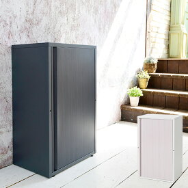 物置 屋外 小型 ベランダ バルコニー 木目調 アジャスター付き WKS478/WKS479 バルコニスト ベランダ 収納庫 ストッカー キャビネット 屋外 小型 スリム おしゃれ フォルディア 【送料無料】