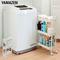 ワゴン キッチンワゴン キャスター付き 幅18.5 奥行43.5 高さ74.5 cm ホワイト バスケットワゴン サイド…