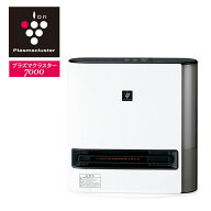 ファンヒーター 加湿セラミックファンヒーター プラズマクラスター 1200W 最大加湿量約650mL 抗菌加工操…