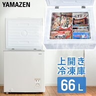 冷凍庫 小型 スリム 上開き 66L 静音 ロータイプ 省エネ 家庭用 YF-C70 ホワイト スリム セカンド冷凍庫 …