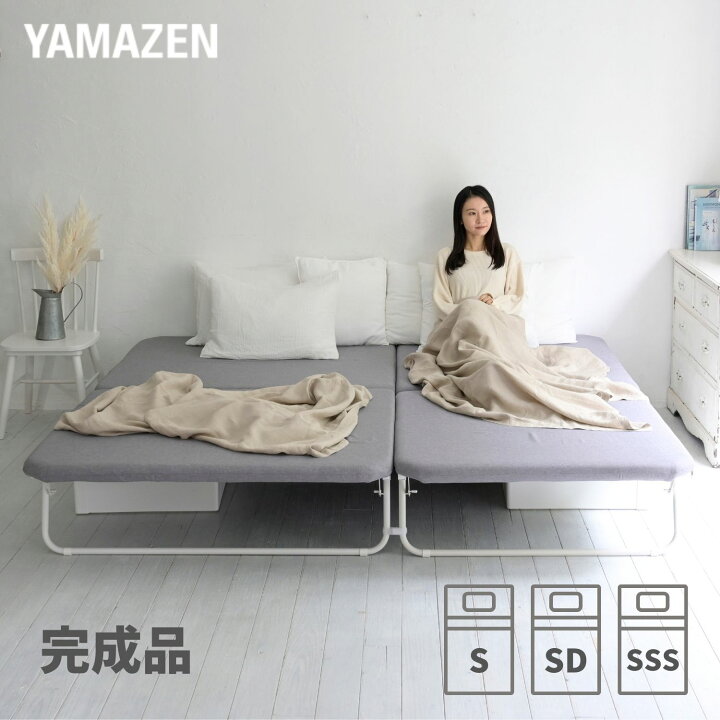楽天市場】ベッド ベッドフレーム 完成品 マットレス付き シングル  