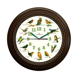 쒹̓dgǊ|v 12ނ̖쒹̂ {W dg M HO-20251 쒹̓dgv Ǌ|v v ^v @\ AiO g TEh Bird Clock a m Ce