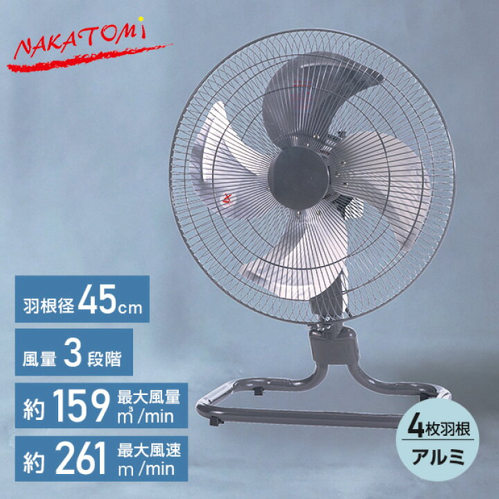 楽天市場】工場扇 工業扇風機 45cm羽根 フロア 据置き型