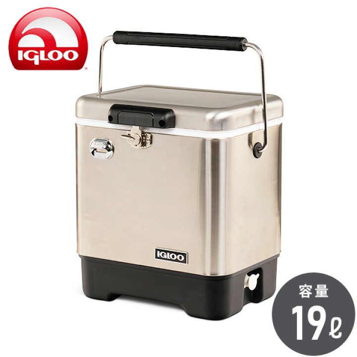 楽天市場】イグルー クーラーボックス ステンレス レガシー 20 (19L  