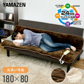 ホットカーペット ホットマット 空気をキレイにする 洗えるどこでもカーペット 80×180cm ごろ寝 YWC-194SFK 節電 電気暖房 節電 カーペット ホットマット 電気カーペット 電気マット 山善 YAMAZEN 【送料無料】