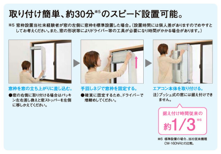 楽天市場】エアコン ウインドエアコン 窓用エアコン リララ ReLaLa 