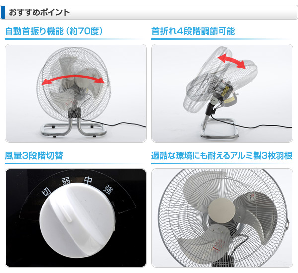 工場扇 45cmアルミフロア扇(開放式) OPF-45AF 工業扇風機 工場扇風機 サーキュレーター 熱中症対策 ナカトミ NAKATOMI  【送料無料】 くらしのｅショップ