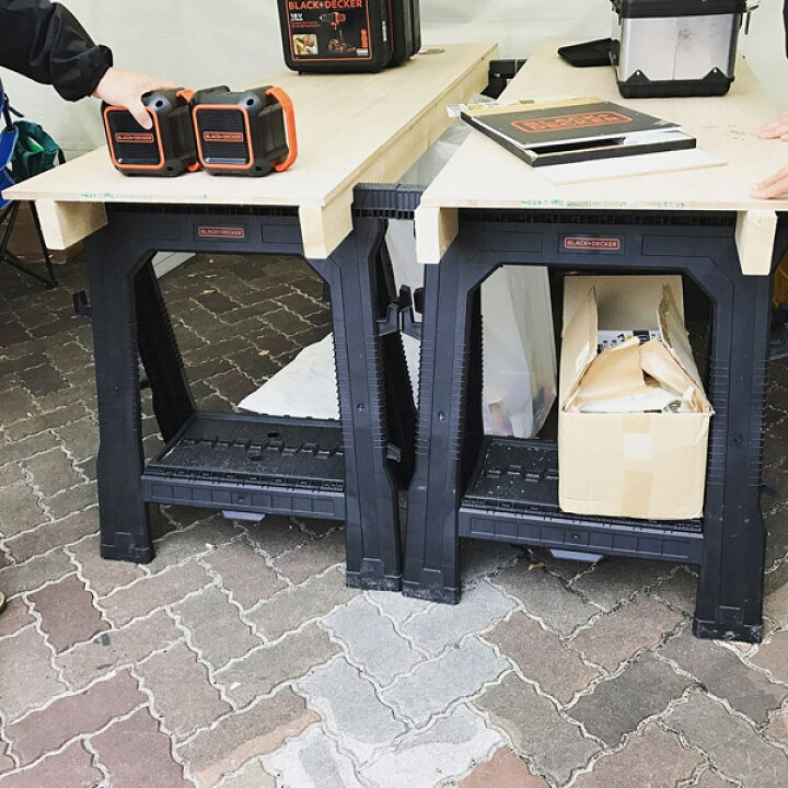 楽天市場】ソーホース 2脚セット (均等耐荷重455kg) BDST60960-JP 二脚 