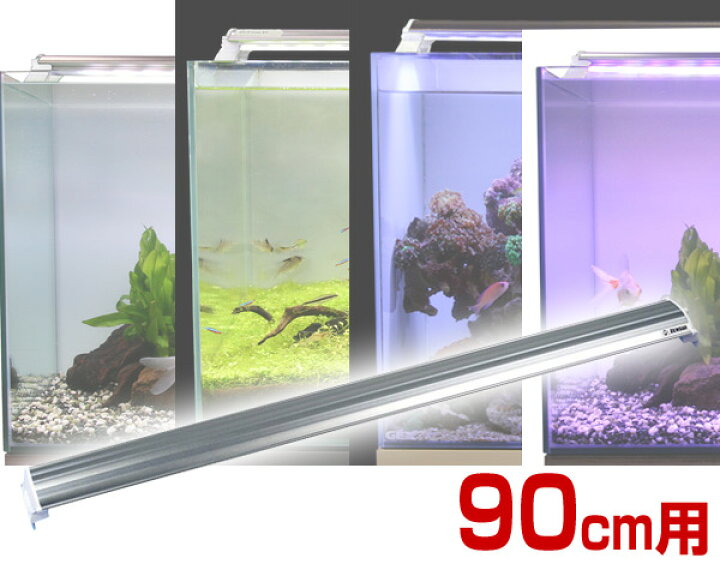 楽天市場】LEDランプ 90cm 水槽用 照明 ライト 水槽用照明 LEDライト  