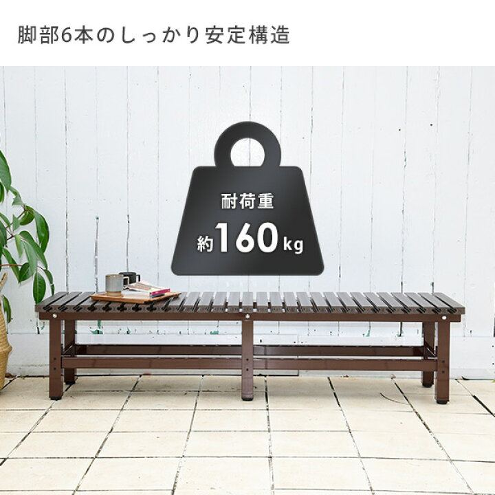 楽天市場】縁台 樹脂 濡れ縁 幅180cm おしゃれ EP-180 ぬれ縁台 ヌレ  