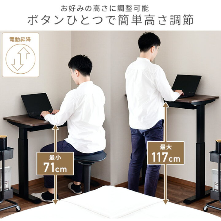 楽天市場】電動 昇降デスク メモリー機能付き 2モーター 幅100/120/140 