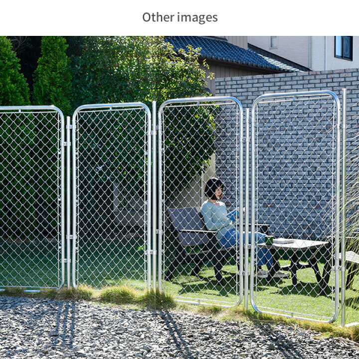 楽天市場】【P5倍 2/10 9:59迄】アメリカンフェンス スチール製 (幅90  