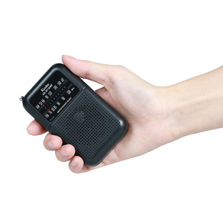 市場 Am 短波ラジオ ブラック 短波放送 小型 軽量 ラジオ 携帯 Fm Kr 009awfsw ワイドfm