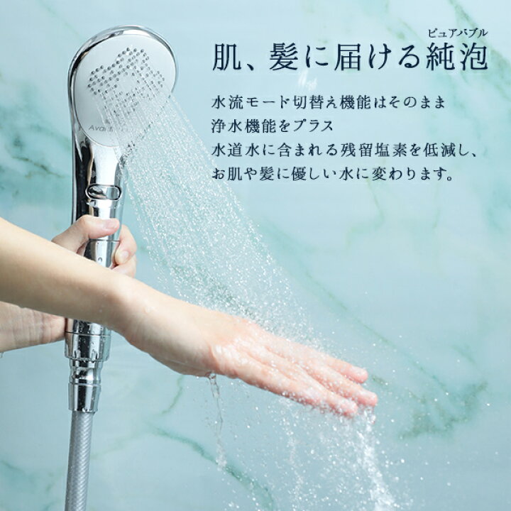 楽天市場】浄水 シャワーヘッド ボリーナ アヴァンティ アクア 