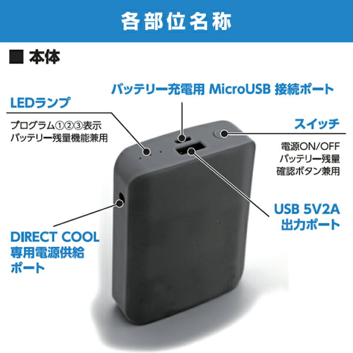 楽天市場】水冷服 アイスマン・水冷服 DIRECTCOOL専用 プログラム内蔵 