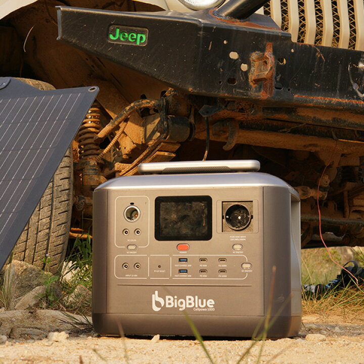 楽天市場】Bigblue リン酸鉄 ポータブル電源 Cellpowa1000 1075Wh 