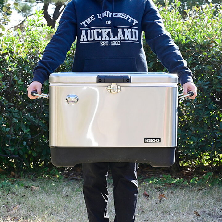 楽天市場】イグルー クーラーボックス ステンレス レガシー54 (51L 