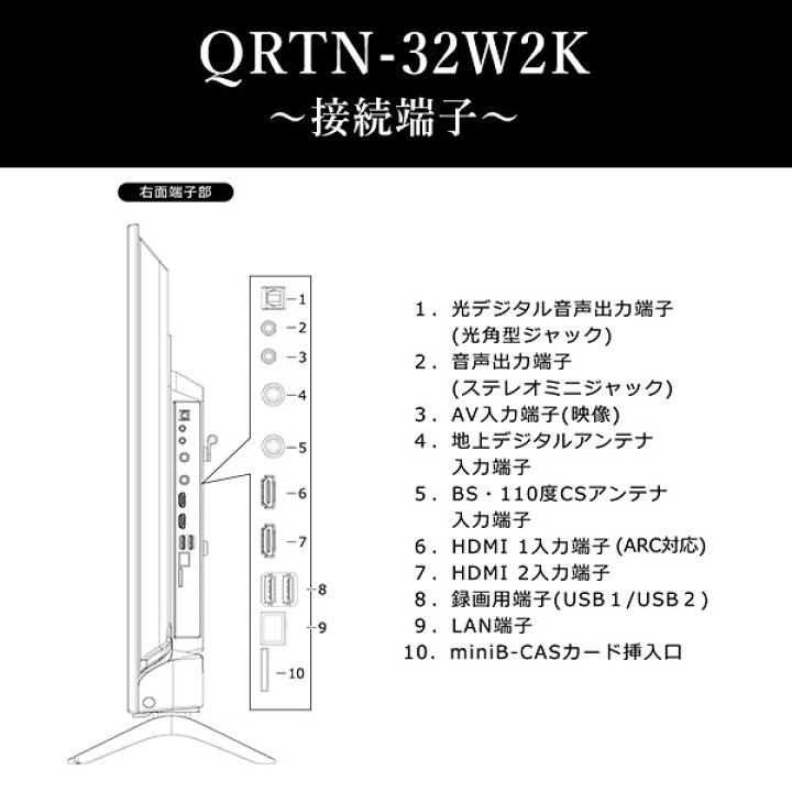 楽天市場】テレビ 32型 32型テレビ 液晶テレビ ハイビジョン 32インチ 