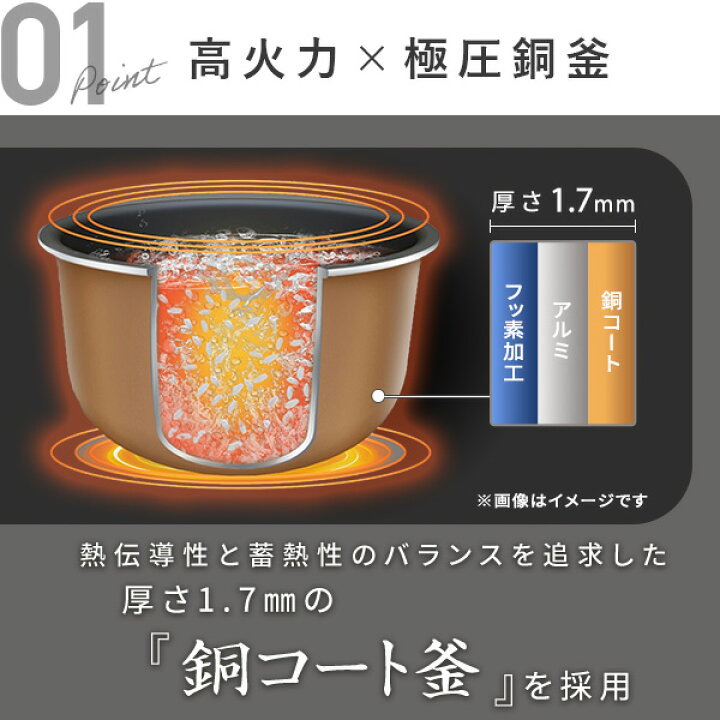 楽天市場】炊飯器 3合 5.5合 マイコン式炊飯器 3合炊き 5.5合炊き 