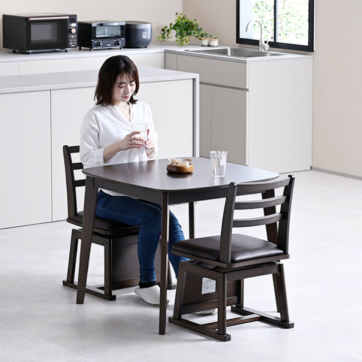 楽天市場】こたつ ダイニングこたつ 正方形 ハイタイプ 80×80cm 600W