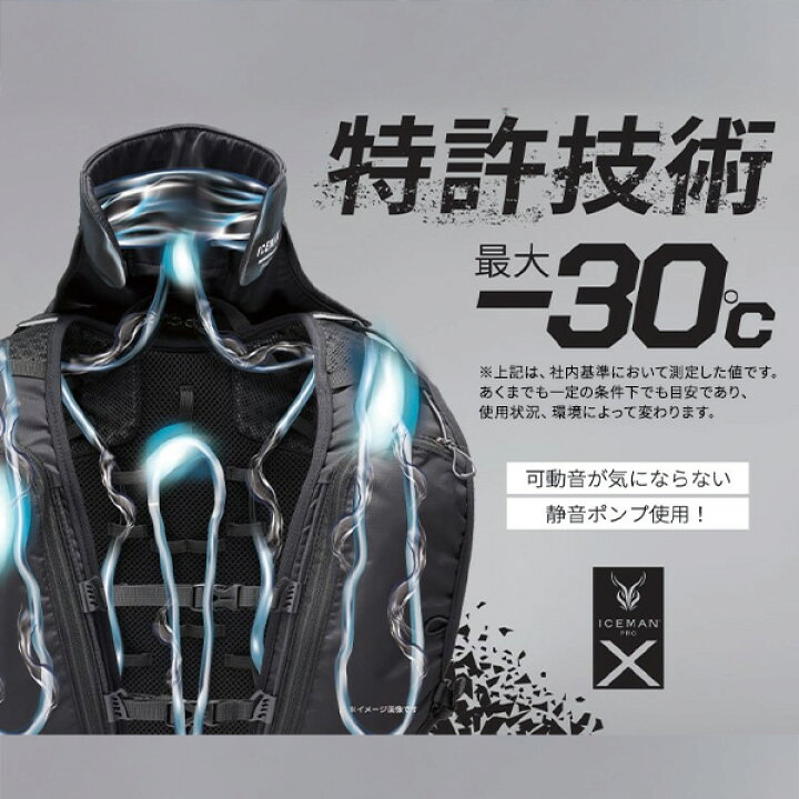 楽天市場】水冷服 アイスマンプロ ICEMAN 水冷ベスト VEST 2025年 